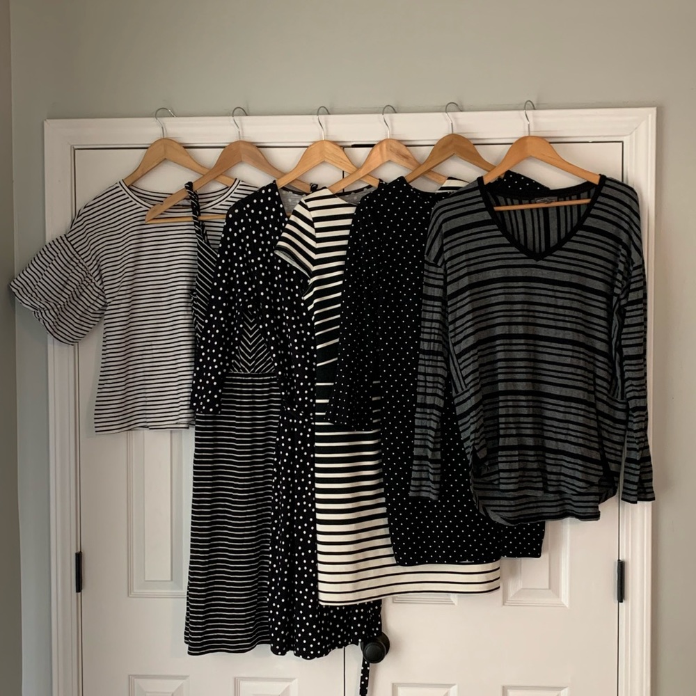 Women’s Black & White Dresses & Shirts. Pick your piece for $20 or Make offer!